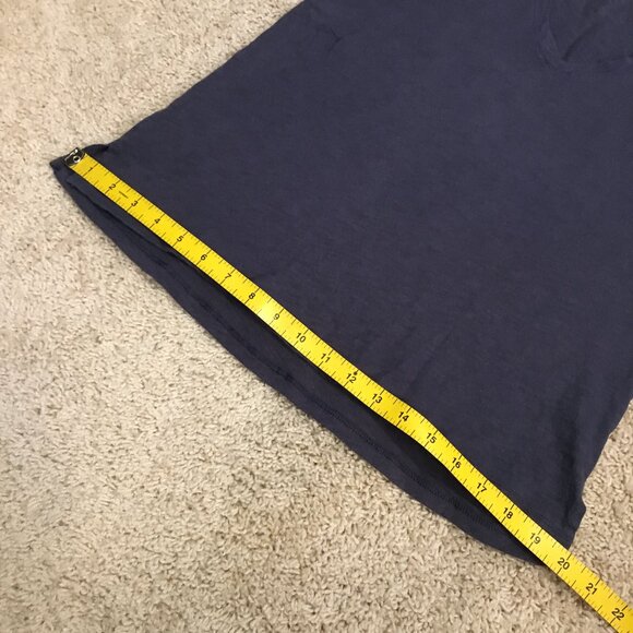 Navy Blue Everywear Rayon V-Neck Tank Top - Picture 13 of 14